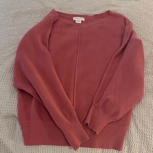 Adrienne Vittadini Women's Rose Crew Neck Sweater